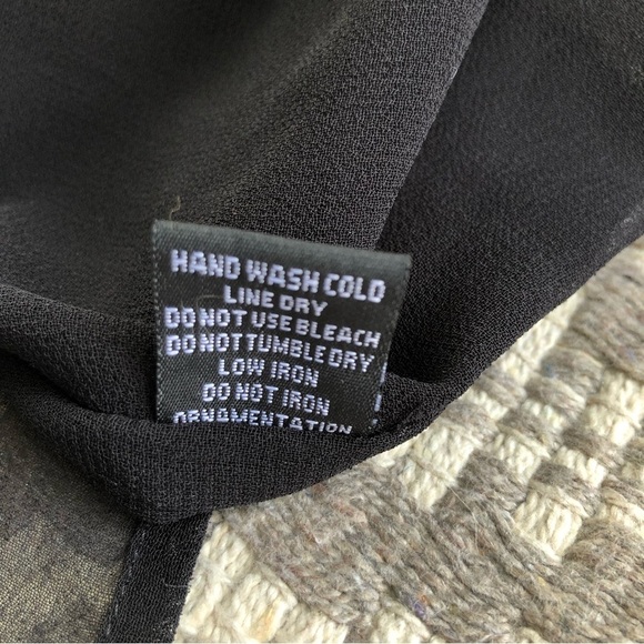 Raviya black sheer swim cover with gold beading detail size large - Picture 7 of 9